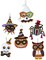 Bucilla Felt Ornaments Applique Kit Set Of 6-Vintage Halloween